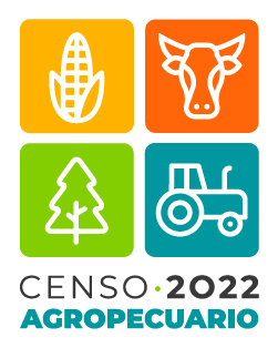 Logotipo Censo Agropecuario 2022 en jpg, vertical color