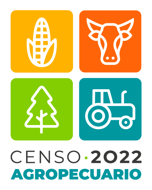 Logotipo Censo Agropecuario 2022 en png, vertical color