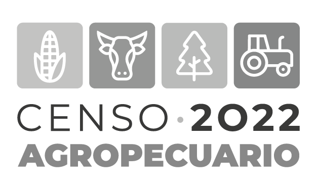 Logotipo Censo Agropecuario 2022 en png, vertical duotono