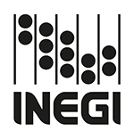 Logotipo INEGI en jpg, vertical color negro