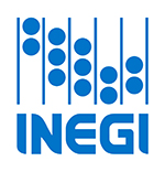 Logotipo INEGI en jpg, vertical color azul cian