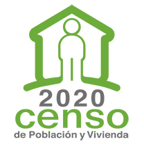 Logotipo Censo de Población y Vivienda 2020 en jpg, color