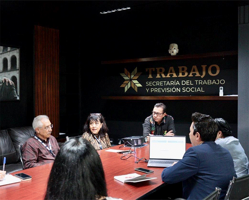 participantes en la reunión.