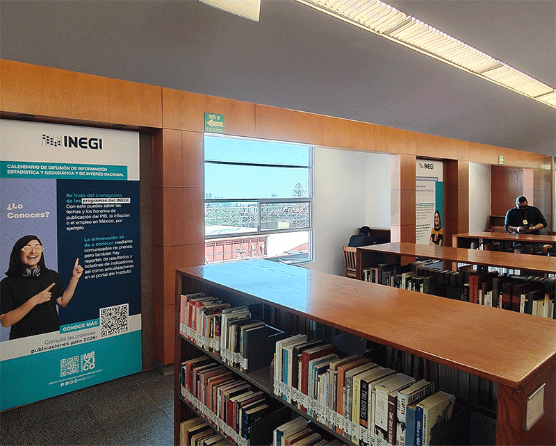 láminas en exhibición.