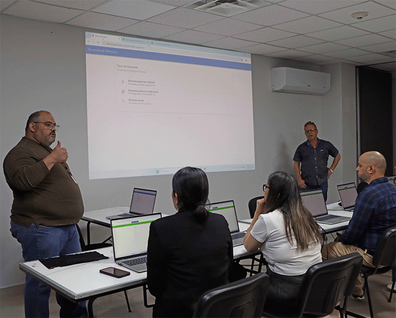 personas participantes en el ejercicio.