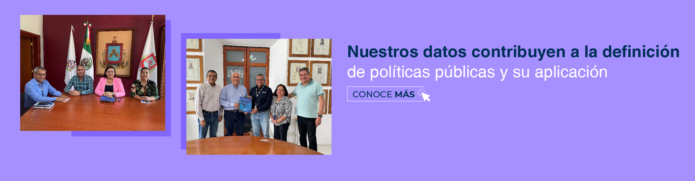 visita de Alfonso Radillo a 10 municipios de Colima para compartir información estadística y geográfica.