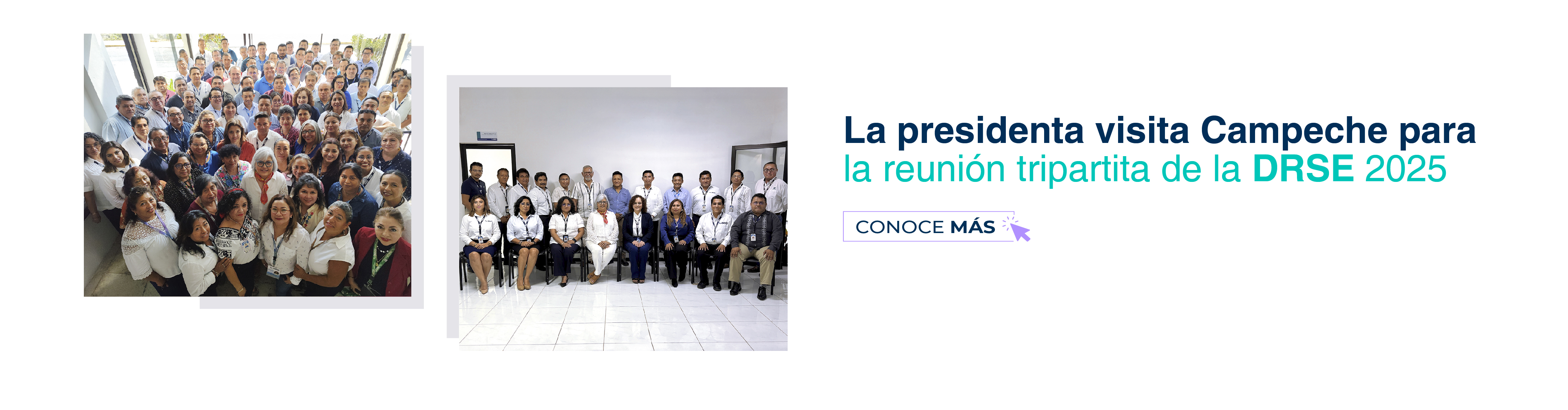 collage de la presidenta del instituto y autoridades de la Dirección Regional Sureste y sus coordinaciones estatales.