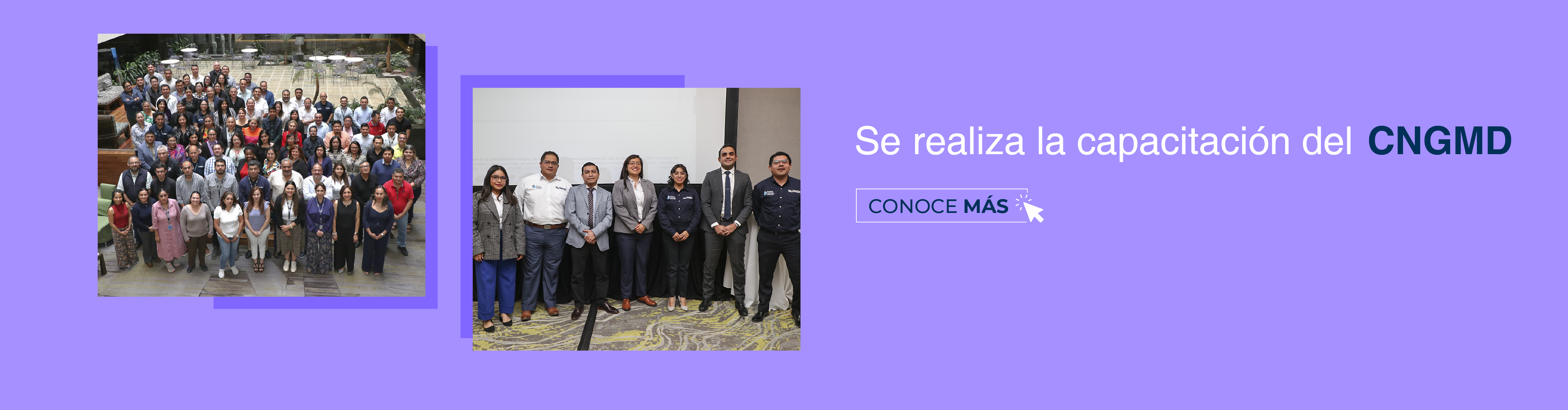Collage eventos de apertura y capacitación.