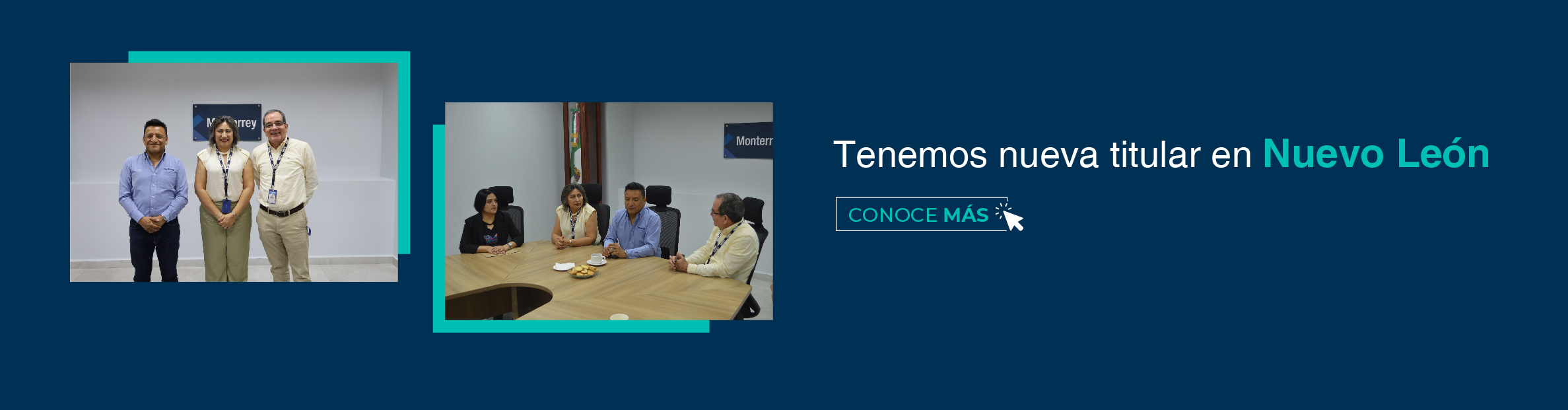 Collage de autoridades y personal de la Dirección Regional Noreste y de la Coordinación Estatal Nuevo León.