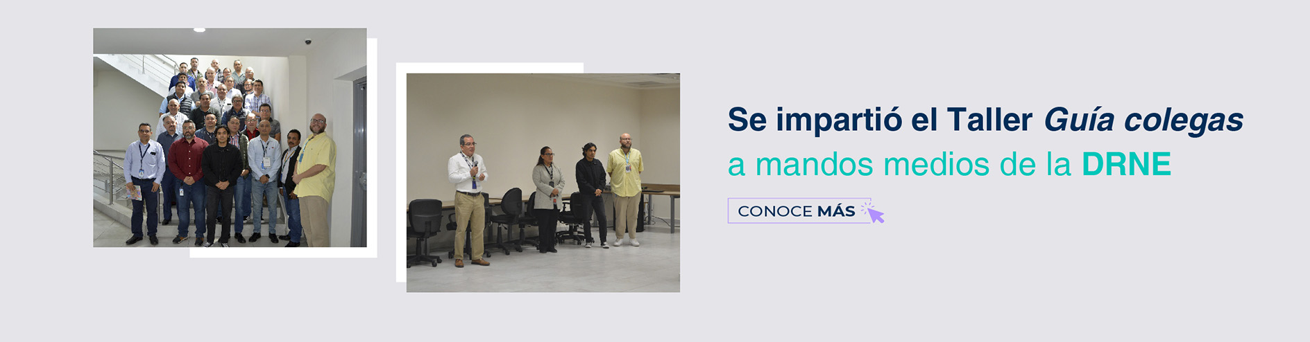 collage de asistentes al taller Guía colegas..