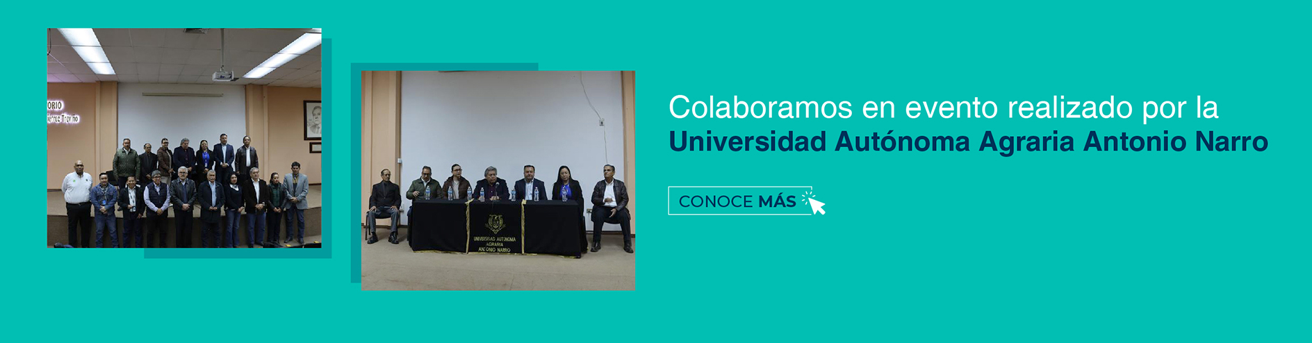 collage de autoridades académicas y del Instituto, así como docentes y estudiantes.