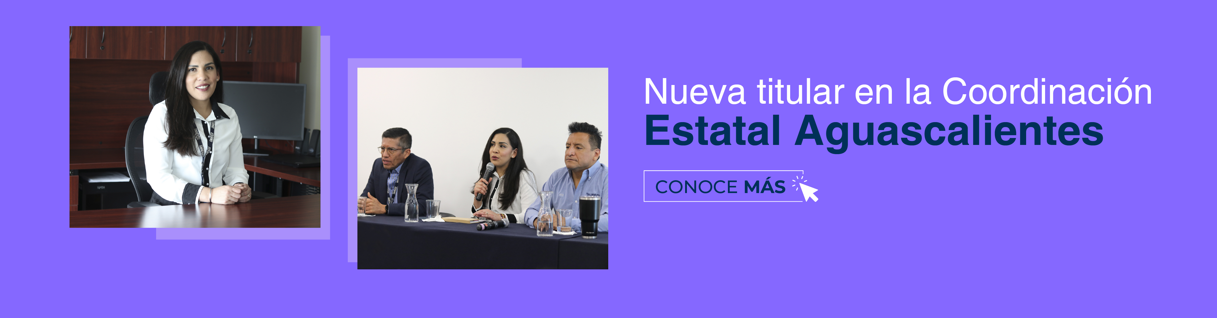 se da a conocer nueva titular en la Coordinación Estatal Aguascalientes.