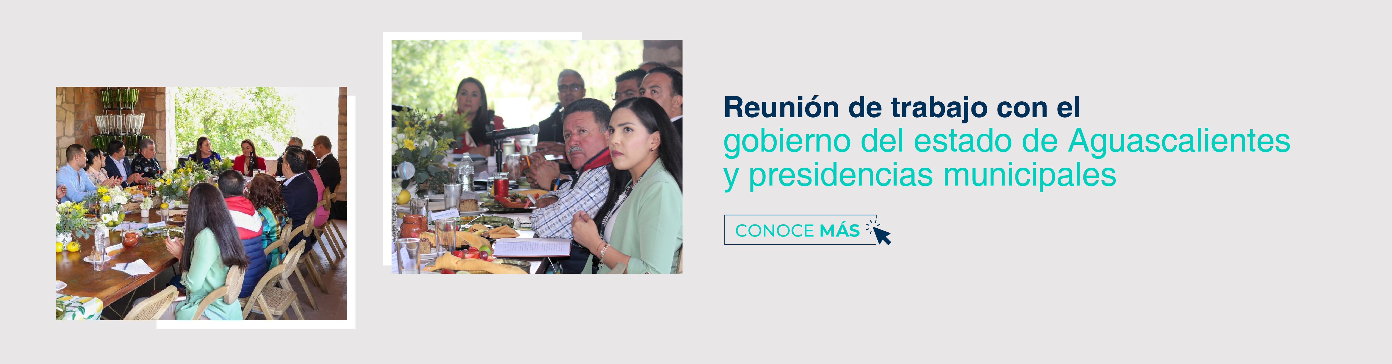 Representantes del gobierno del estado de Chiapas y del Instituto.   
