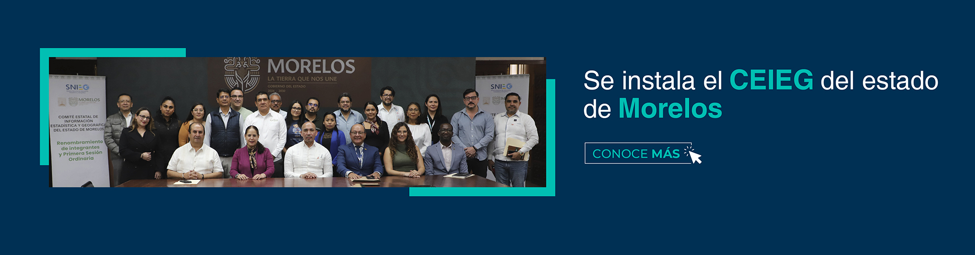 autoridades y personal asistente.