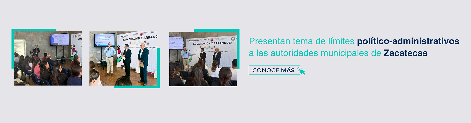 autoridades y personal asistente.